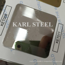 Feuille gravée par haute qualité de la couleur Ket011 de l&#39;acier inoxydable 304